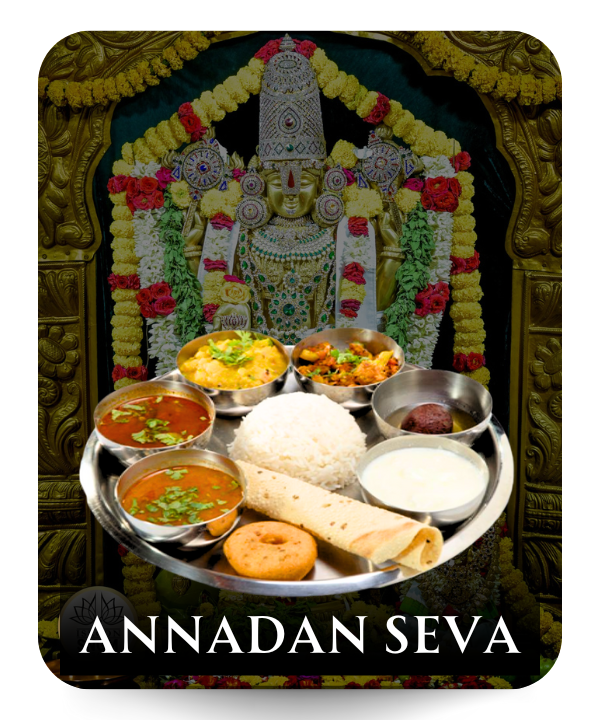 offer Annadan seva to devotees visiting temple on ekadashi day